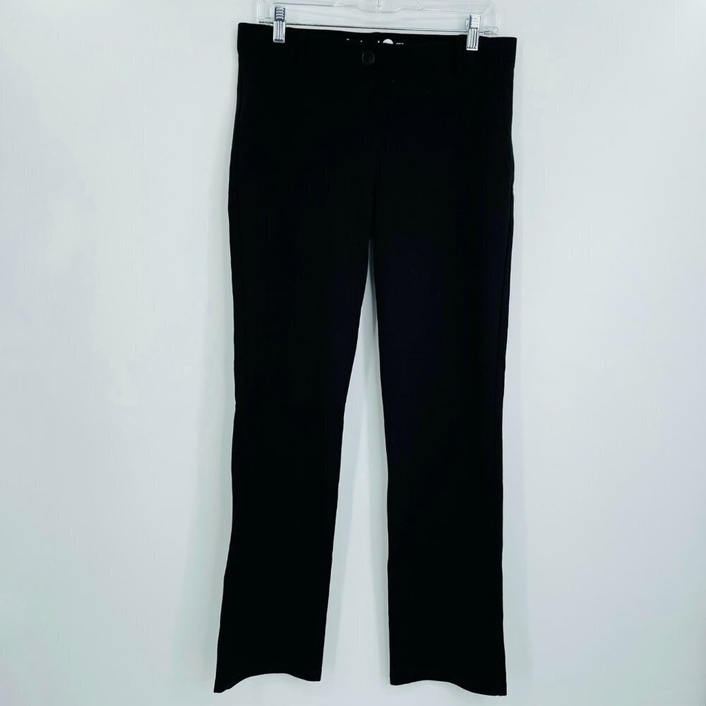 Betabrand classic dress pant yoga pant straight leg size Large